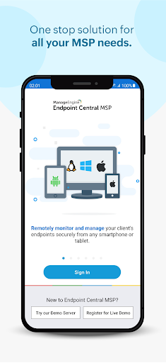 Endpoint Central MSP ekran görüntüsü