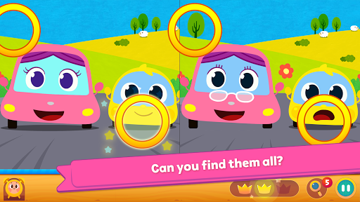 Pinkfong Spot the difference : ekran görüntüsü