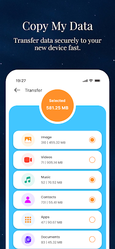 Phone Clone Tool: Switch data ekran görüntüsü