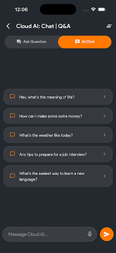 Cloud AI: ChatBot, Q&A, Assist ekran görüntüsü