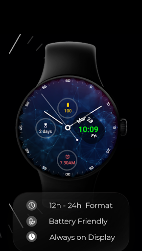 minimal saat yüzü ekran görüntüsü