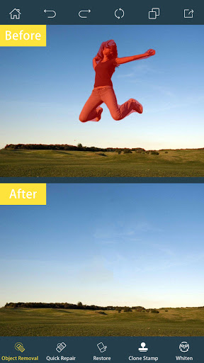 Photo Retouch-Nesne Silme ekran görüntüsü