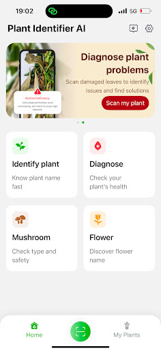 Plant Identification PlantID ekran görüntüsü