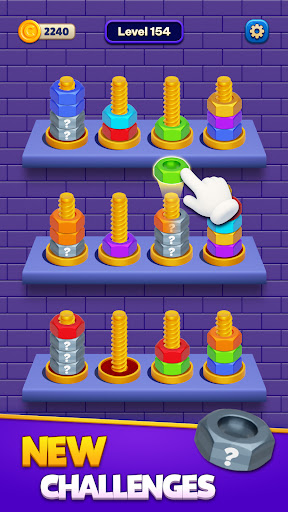 Perfect Sort: Nuts & Bolts 3D ekran görüntüsü