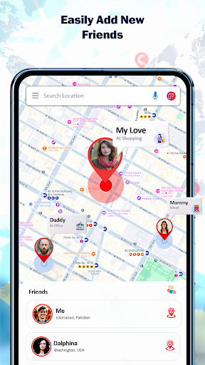 Live Location Sharing ekran görüntüsü