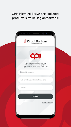 Ziraat Bankası OPİ ekran görüntüsü