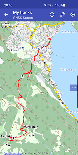 GNSS Status (GPS Test) ekran görüntüsü