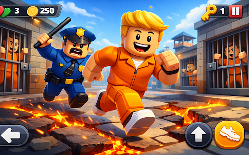 Obby Prison Escape: Obby Run ekran görüntüsü