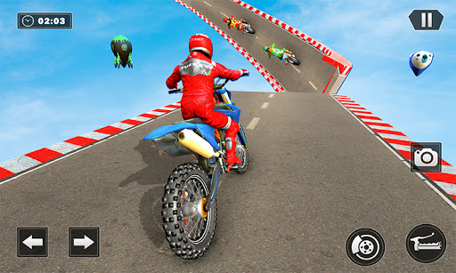 kir motos yarış büyük rampa ekran görüntüsü