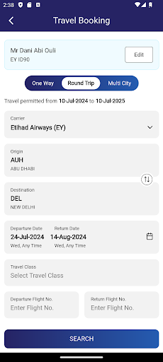 iFly Etihad ekran görüntüsü