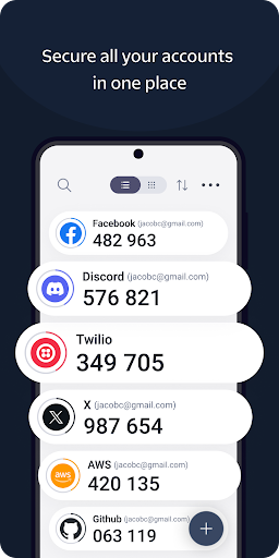 Twilio Authy Authenticator ekran görüntüsü
