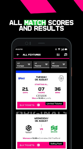 The Hundred: The Official App ekran görüntüsü