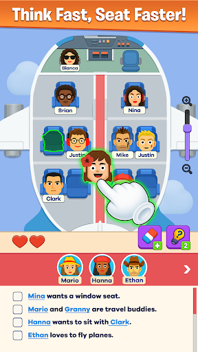 Seat It Right - Logic Puzzle ekran görüntüsü