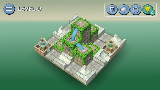 Flow Water Fountain 3D Puzzle ekran görüntüsü