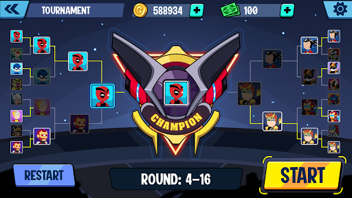 Stickman Heroes: Battle of God ekran görüntüsü