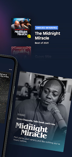 Luminary Podcasts & Originals ekran görüntüsü