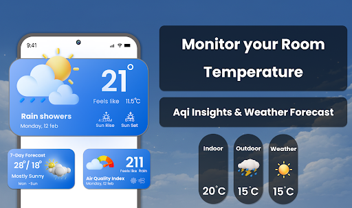 Room Temperature AQI Checker ekran görüntüsü