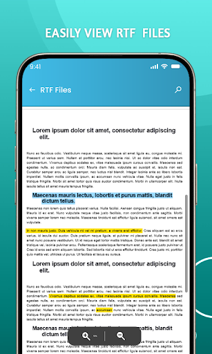 Belge Okuyucu: PDF, RTF, DOC ekran görüntüsü