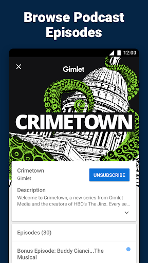 PodByte: Podcast Player Audio ekran görüntüsü