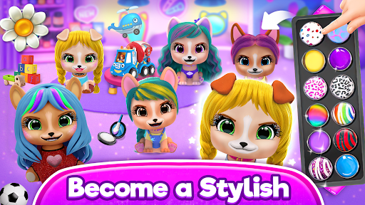 Hairstyle: pet care salon game ekran görüntüsü