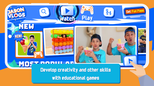 Jason Vlogs: games and videos ekran görüntüsü