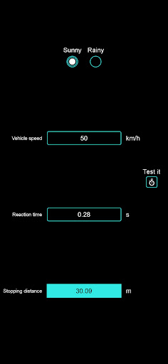 Brake Reaction Tester ekran görüntüsü