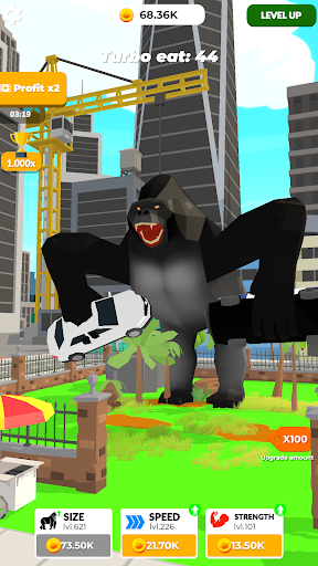 Idle Gorilla: Evolution Empire ekran görüntüsü