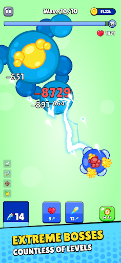 Bubble Tanks - Idle Defense ekran görüntüsü