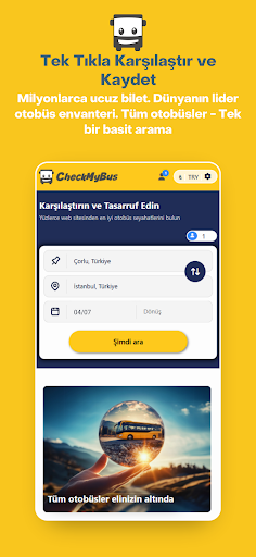 CheckMyBus: Otobüs bileti bul! ekran görüntüsü