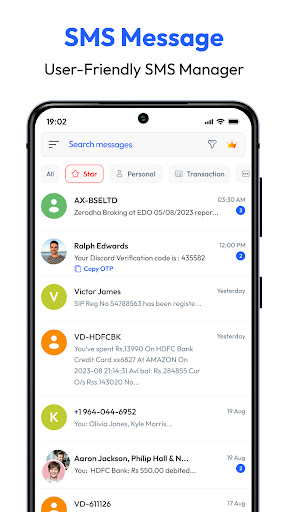 Messages - SMS Text Messenger ekran görüntüsü