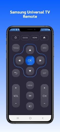 Universal Remote Samsung TV ekran görüntüsü