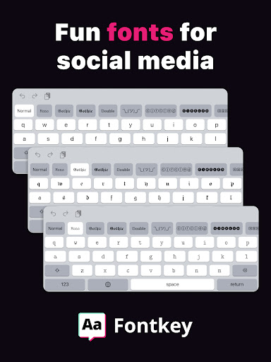Fontkey - Fonts Keyboard Emoji ekran görüntüsü