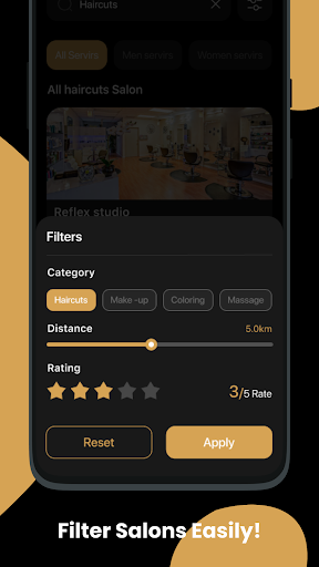 Salon Appointment Booking App ekran görüntüsü