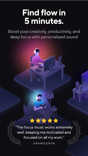 Music for Focus by Brain.fm ekran görüntüsü