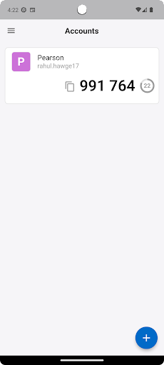 Pearson Authenticator ekran görüntüsü