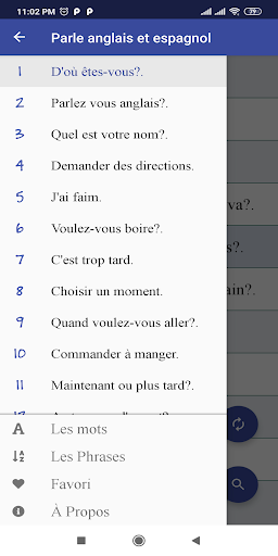 Parle anglais et espagnol ekran görüntüsü