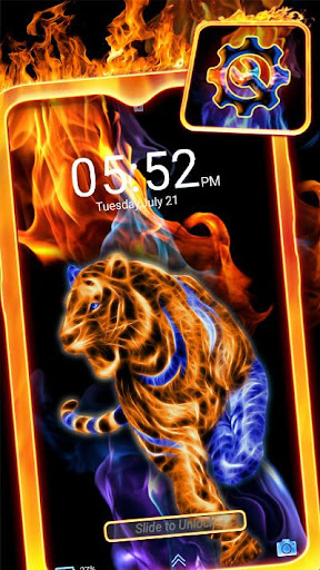 Fractal Tiger Launcher Theme ekran görüntüsü