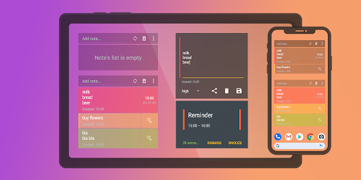 Notes Widget Reminder ekran görüntüsü