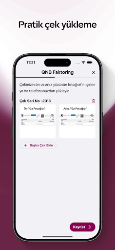 QNB Faktoring ekran görüntüsü