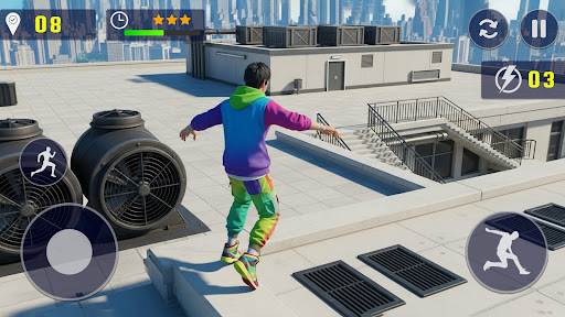 Rooftop Reach Parkour Going Up ekran görüntüsü