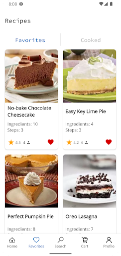 Cake and Baking Recipes ekran görüntüsü