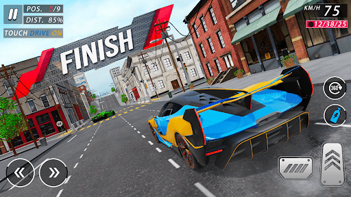 3D arcade araba yarışı ekran görüntüsü