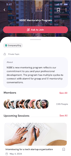 Mentor Spaces ekran görüntüsü