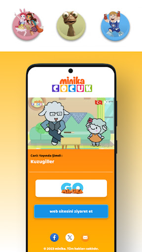 Minika Çocuk Tv ekran görüntüsü
