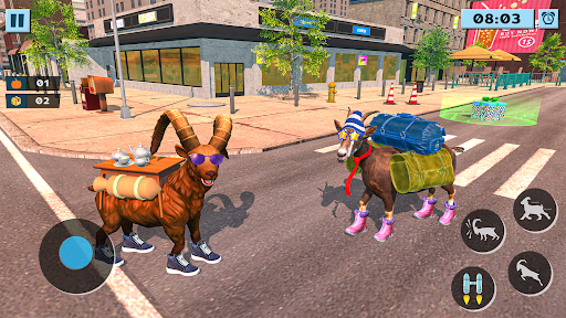 Super Goat Hero Simulator Game ekran görüntüsü