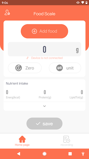 Food Scale ekran görüntüsü