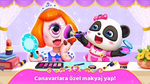 Küçük Canavarın Makyaj Oyunu ekran görüntüsü