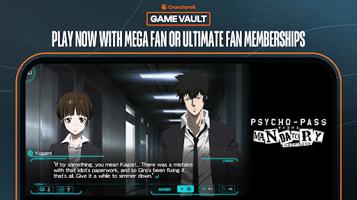 Crunchyroll: PSYCHO-PASS ekran görüntüsü