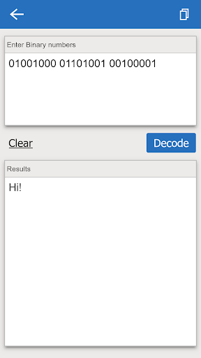 Binary Text Translator ekran görüntüsü