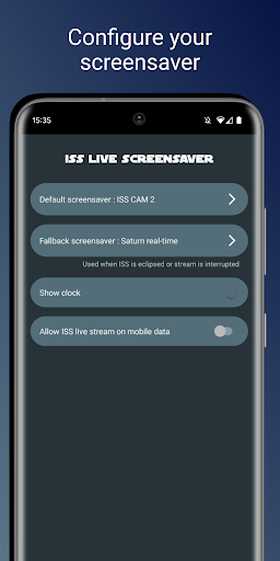 ISS & Space Live Screensaver ekran görüntüsü
